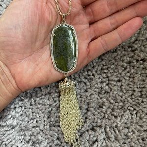 Kendra Scott Rayne gold long pendant necklace